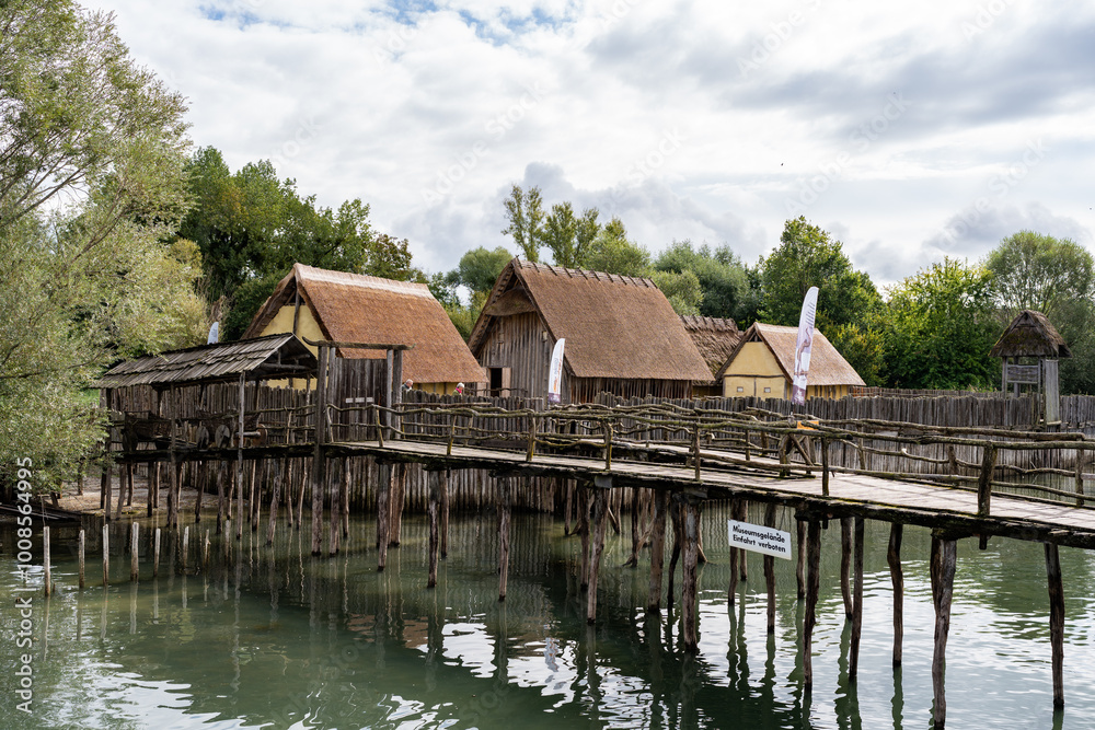 Lake Constance, arrow buildings. 4300 years before Christ. Lake Constance, arrow buildings. 4300 years before Christ.
