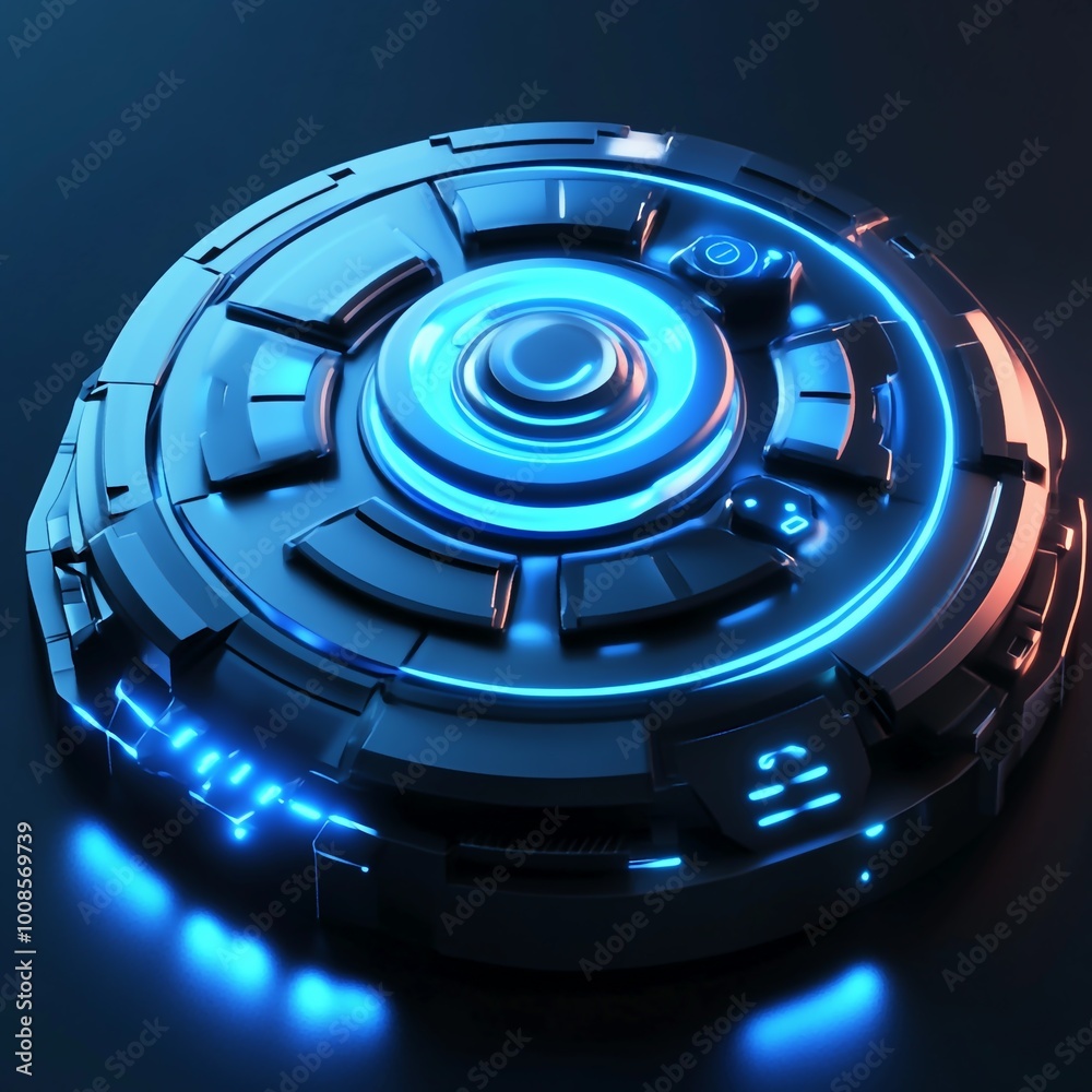3D Tech Augmentation Icon: Enhancements with Advanced Technology Illustration Logo 3D Tech Augmentation Icon: Enhancements with Advanced Technology Illustration Logo