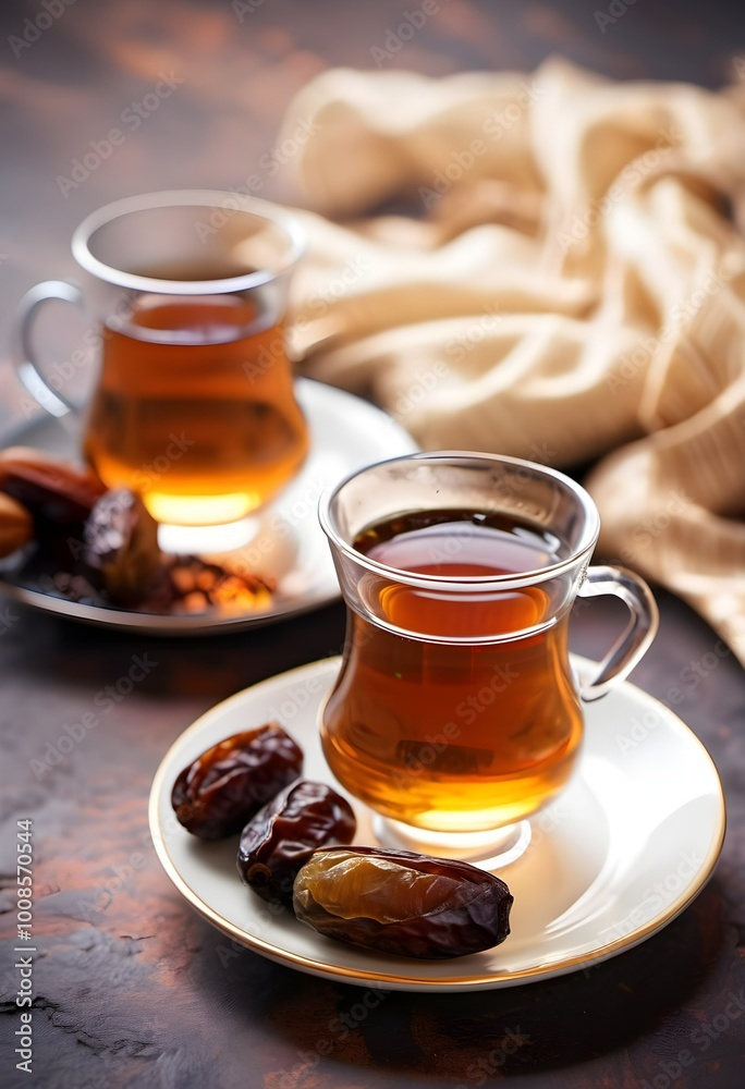 Middle Eastern Tradition: Tea and Sweet Dates Middle Eastern Tradition: Tea and Sweet Dates