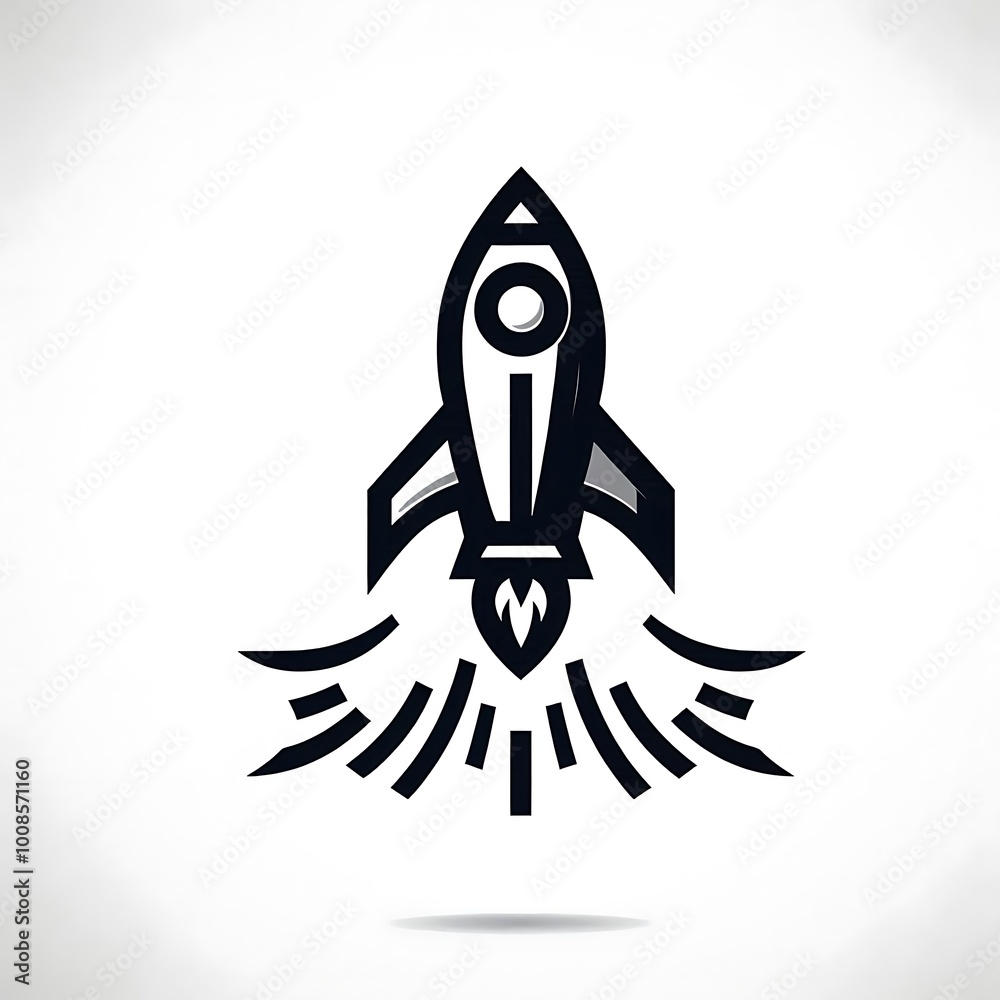 Adventurous Rocket Ship Icon Adventurous Rocket Ship Icon