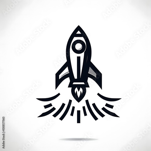 Adventurous Rocket Ship Icon 