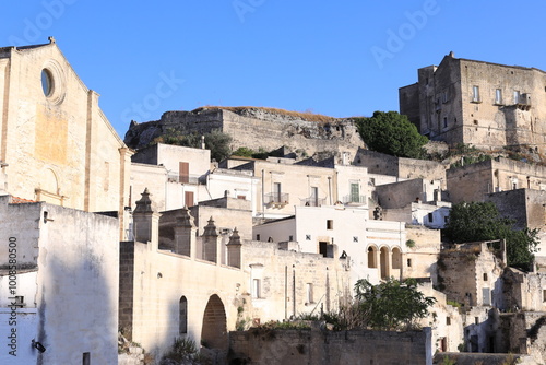 street of ginosa, puglia, italy