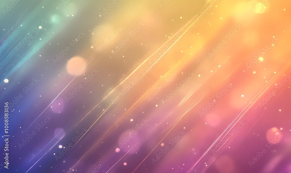 Rainbow holographic graphic illustration, Generative AI Rainbow holographic graphic illustration, Generative AI