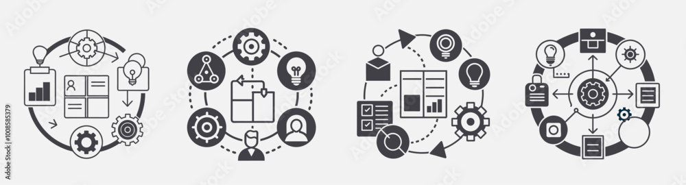 agile development software development methodology, iterative development team collaboration themed template collection
vector agile development software development methodology, iterative development team collaboration themed template collection
vector