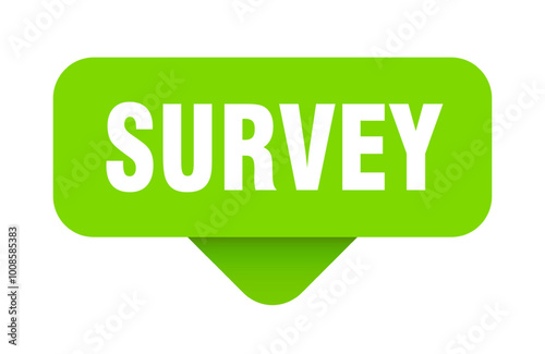 SURVEY STICKER