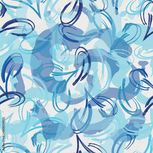 Palm foliage. Print for luxury fashion fabric, clothes, wallpaper.
