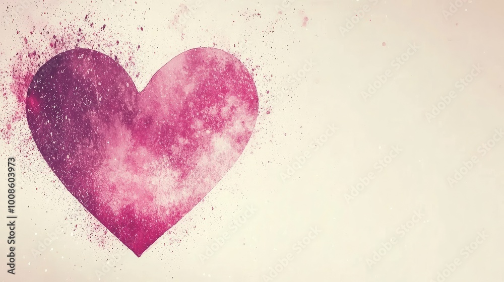 A red heart floating in an ethereal universe, symbolizing love, spiritual healing, and emotional power, painted in a beautiful abstract watercolor. A red heart floating in an ethereal universe, symbolizing love, spiritual healing, and emotional power, painted in a beautiful abstract watercolor.