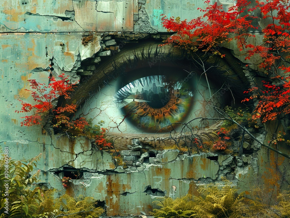 Surreal Eye: A City Reflected in Nature Surreal Eye: A City Reflected in Nature