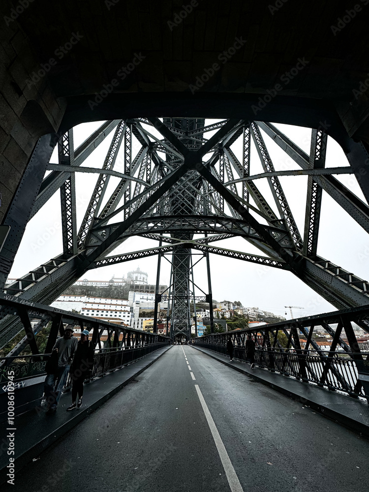 Autumn Rain Porto Portugal Europe Bridge Travel Autumn Rain Porto Portugal Europe Bridge Travel