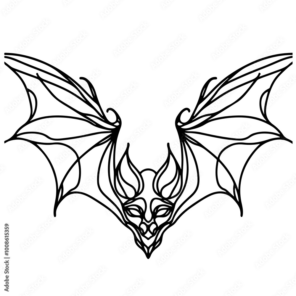 bat png one line art drawing continuous, illustration, isolated on transparent backgroround bat png one line art drawing continuous, illustration, isolated on transparent backgroround