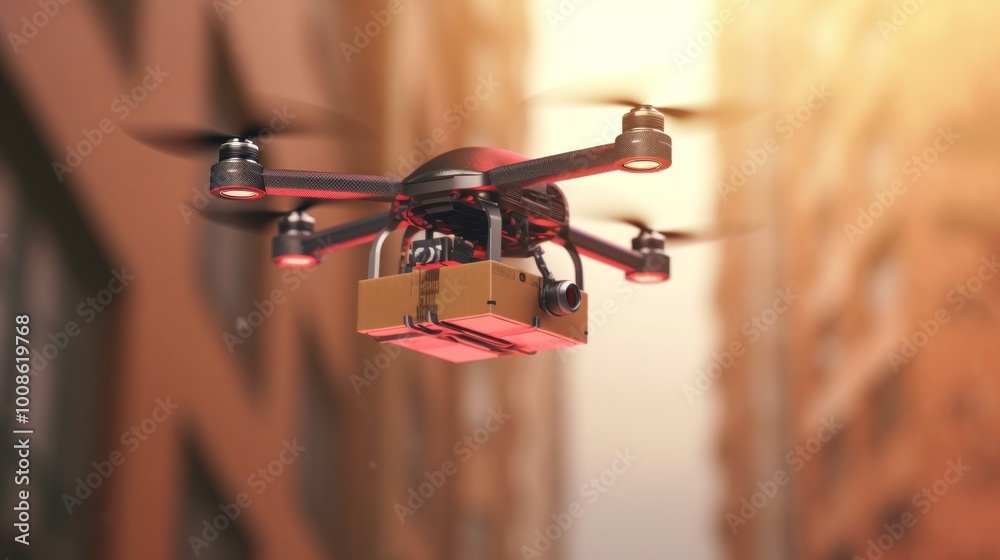 Drone Delivery in City Drone Delivery in City