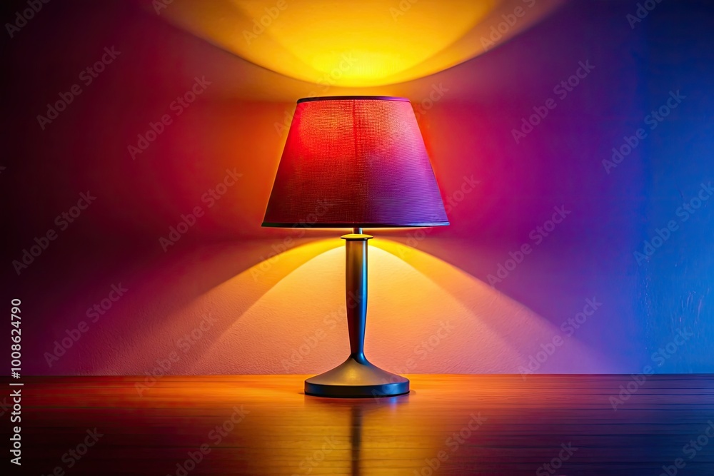 Modern lamp and shade icon in a minimalist style for design and decoration projects and graphics Modern lamp and shade icon in a minimalist style for design and decoration projects and graphics