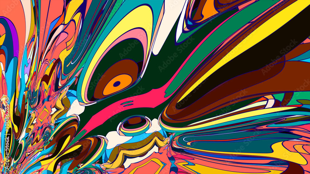 Colorful abstract psychedelic liquid and fluid background pattern 2025 Colorful abstract psychedelic liquid and fluid background pattern 2025