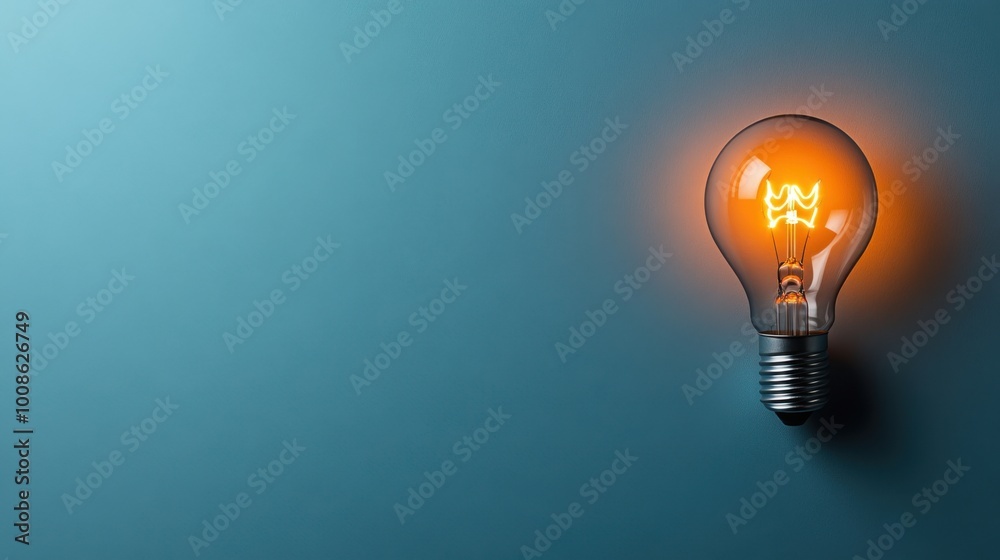 Innovative Business Strategy Light Bulb Concept Innovative Business Strategy Light Bulb Concept