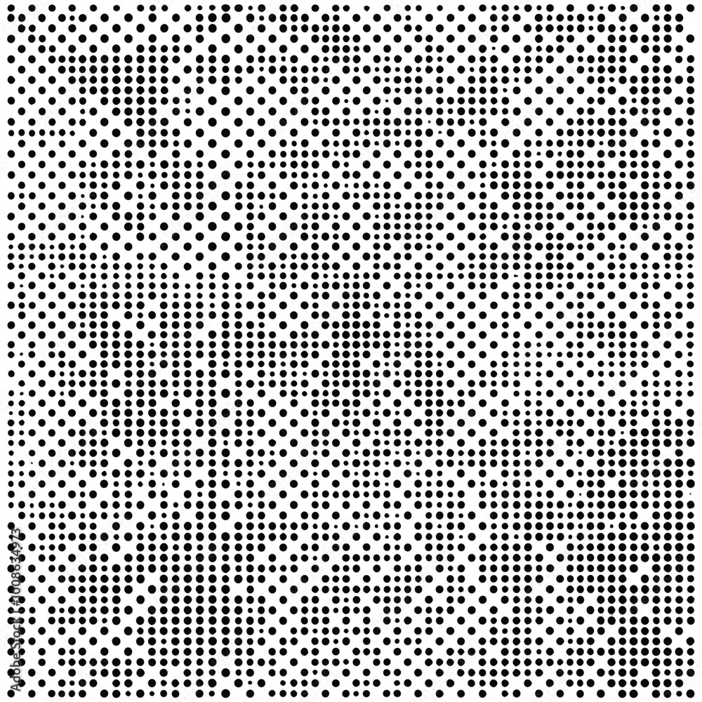 Complex Black Dot Pattern with Varying Arrangement Complex Black Dot Pattern with Varying Arrangement