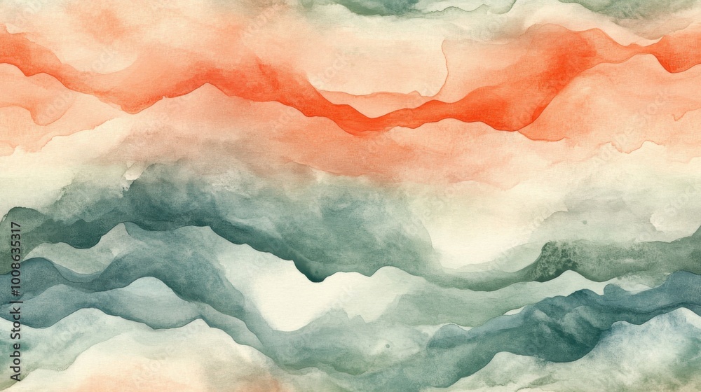 Abstract watercolor seamless pattern with soft gradients background Abstract watercolor seamless pattern with soft gradients background