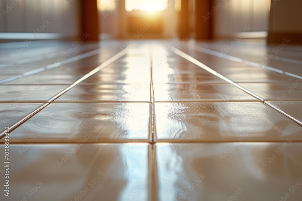 Obraz premium Close up of a ceramic tile surface