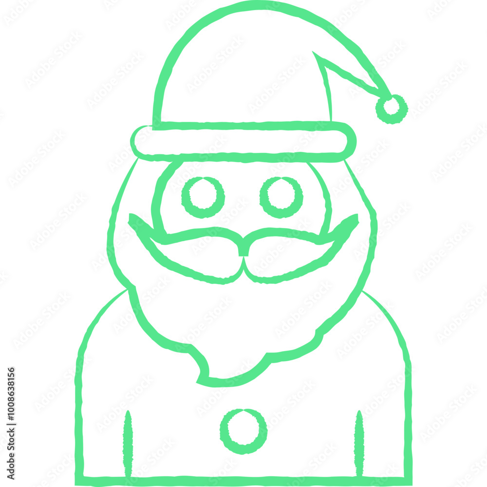  Christmas, New Year Vector Icon element, Isolated white background