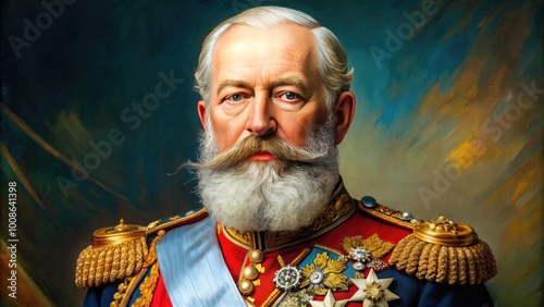 Portrait of Leopold II, Holy Roman Emperor, Capturing Historical Majesty and Regal Authority photo