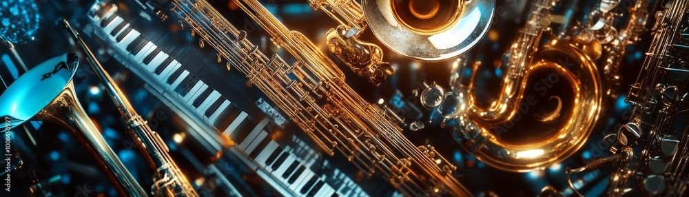 Obraz premium Musical Instrument Elements