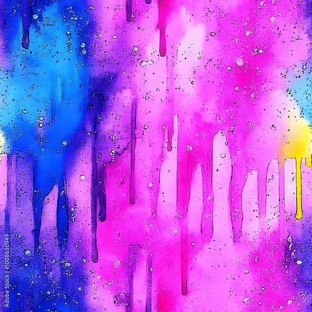 Fototapeta premium Abstract Watercolor Dripping Paint Texture Background