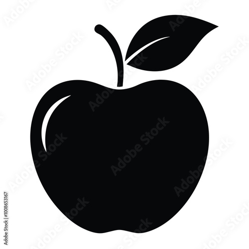 apple. vector art illustration.