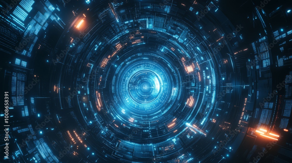 sky-fi background blue. concept of the future. city of the future, space. scientific achievements in the future. sky-fi background blue. concept of the future. city of the future, space. scientific achievements in the future.