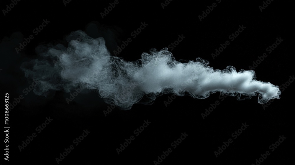 Wispy white smoke Wispy white smoke