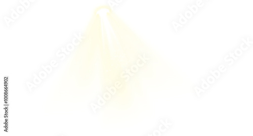 Foto Soft Ambient Spotlight Effect on transparent background