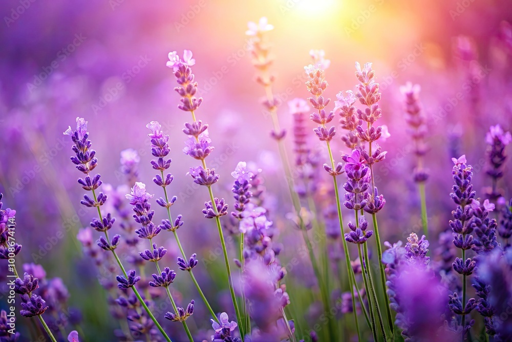 Fototapeta premium Serene Lavender Watercolor Background for Elegant Designs, Invitations, and Creative Projects