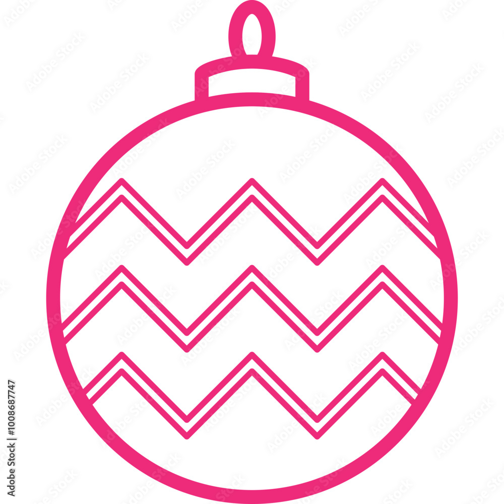 Obraz premium Christmas, New Year Vector Icon element, Isolated white background