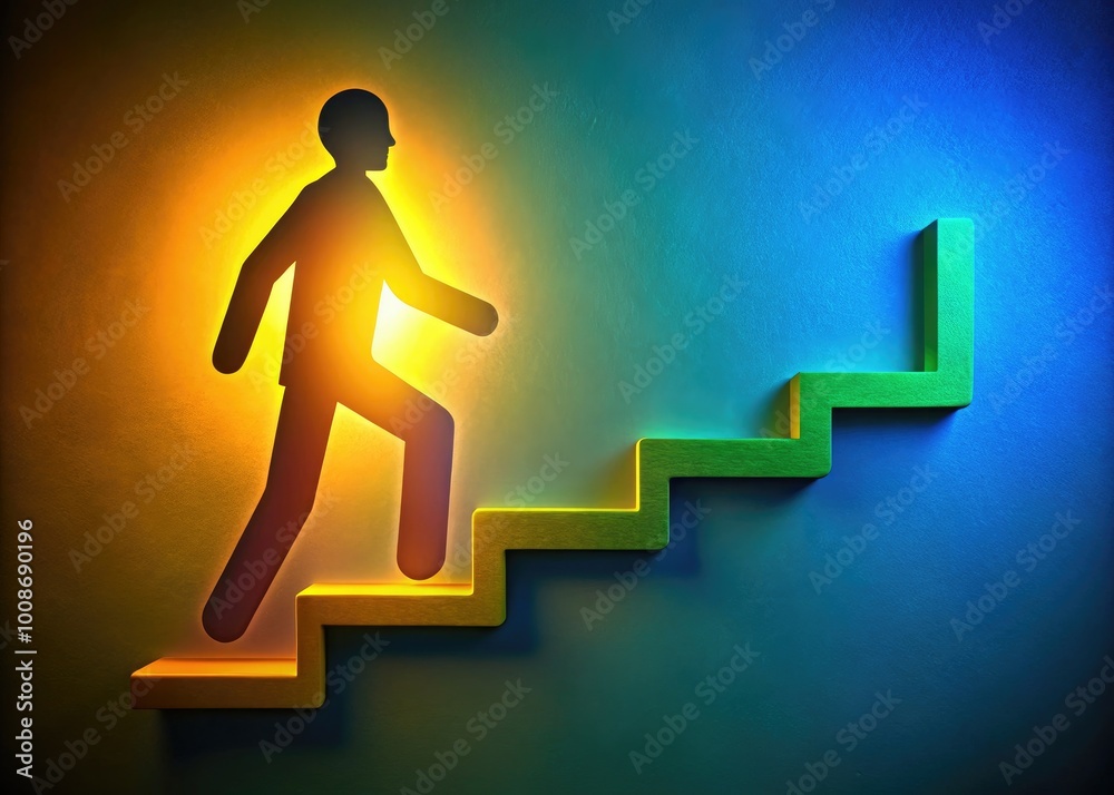 Simple First Step Icon for Progress and Achievement in Business and Personal Development Concepts Simple First Step Icon for Progress and Achievement in Business and Personal Development Concepts