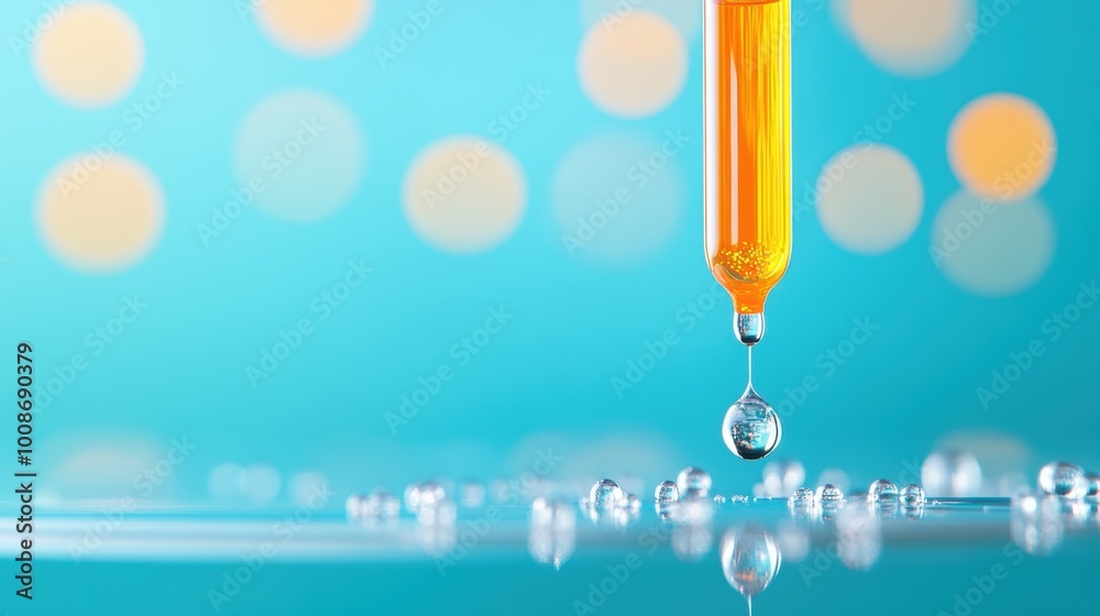 A close up of a urine sample being tested in a laboratory setting, emphasizing the importance of urine analysis for health monitoring. A close up of a urine sample being tested in a laboratory setting, emphasizing the importance of urine analysis for health monitoring.