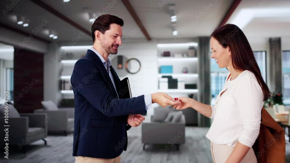 Real Estate House Key Handover Real Estate House Key Handover