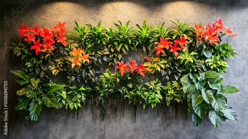 grass on the wall