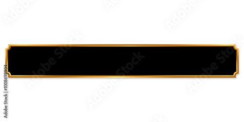 Black aesthetic text box with metallic frame