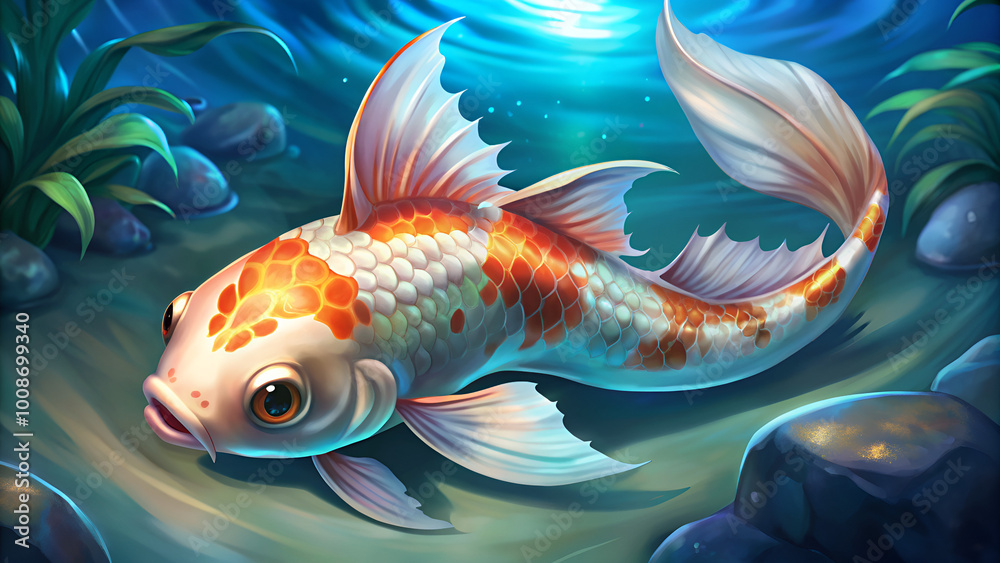 Fototapeta premium koi fish