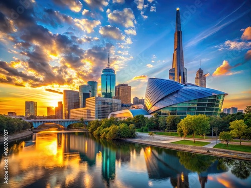 Stunning Architectural Diversity of Winnipeg's Urban Landscape Showcased in Modern Buildings