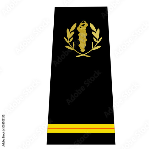 Galon du service de santé des armées de terre française: Service administratif, sous-officier: Adjudant-chef