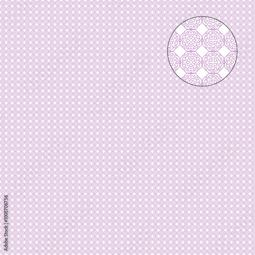 Decorative vector guilloche background grid with traditional Asian octagonal pattern