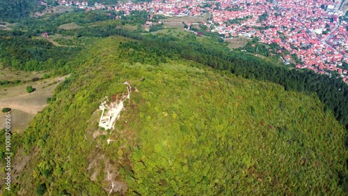 Drone Journey Over Mysterious Bosnian Pyramid: Discover Scenic Valleys, Ancient Artifacts & Stunning Peaks in Herzegovina's Tranquil Wilderness