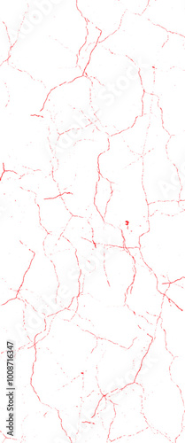 Vector red cracked surface pattern grunge of a cracked wall.	