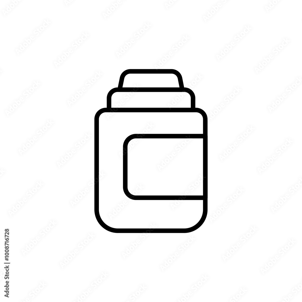 Deodorant outline icons, minimalist vector illustration ,simple transparent graphic element .Isolated on white background Deodorant outline icons, minimalist vector illustration ,simple transparent graphic element .Isolated on white background