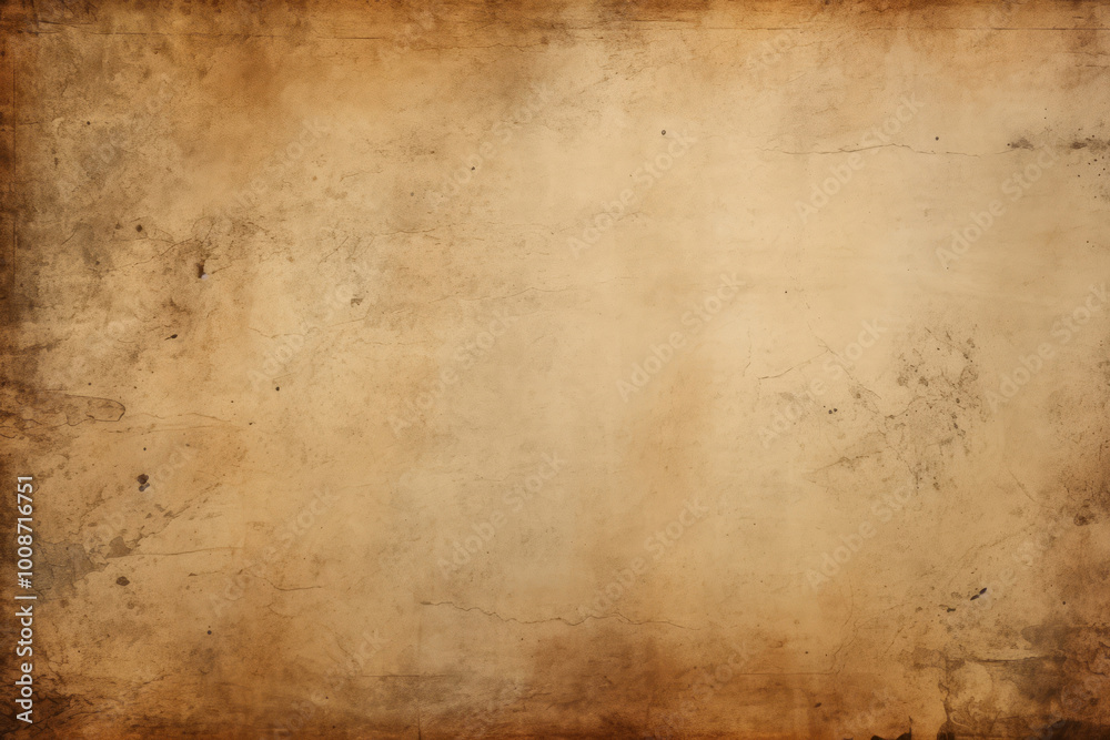 Processed collage of ancient scroll sheet of brown aged paper texture. Background for banner Processed collage of ancient scroll sheet of brown aged paper texture. Background for banner