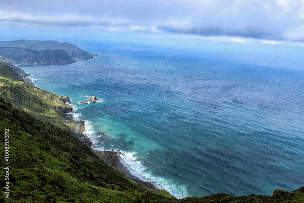 Fototapeta premium Vixia Herbeira (municipality of Cedeira) in Galicia, Spain, is one of the highest cliff faces in Europe