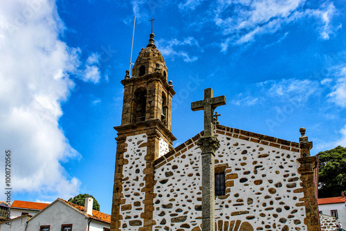 The chapel of San Andrés de Teixido, a famous shrine and place of pilgrimage for devout catholics, Cedeira, La Coruña province, Galicia, Spain photo