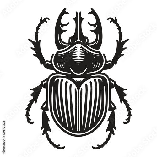 Beetle icon vector illustration