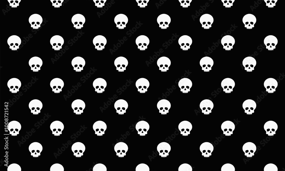 Seamless skulls and bones pattern background.halloween themed cartoon background. Halloween 2024. Halloween aesthetic elements Seamless skulls and bones pattern background.halloween themed cartoon background. Halloween 2024. Halloween aesthetic elements