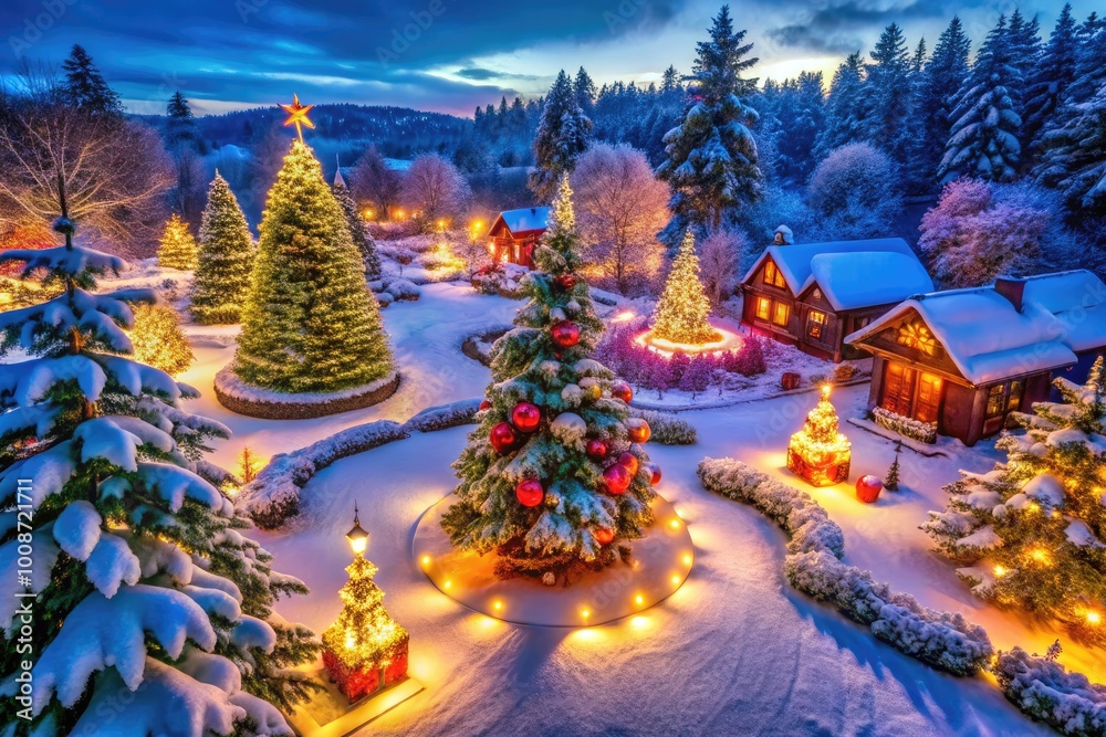 Tranquil Christmas Scene with Zen Elements, Soft Lights, and Serene Atmosphere for Holiday Calmness Tranquil Christmas Scene with Zen Elements, Soft Lights, and Serene Atmosphere for Holiday Calmness