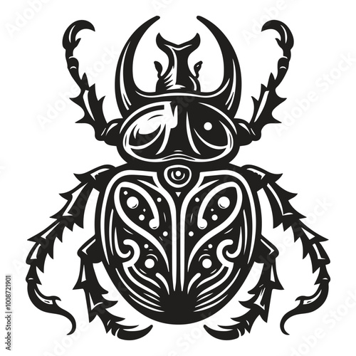Beetle icon vector illustration